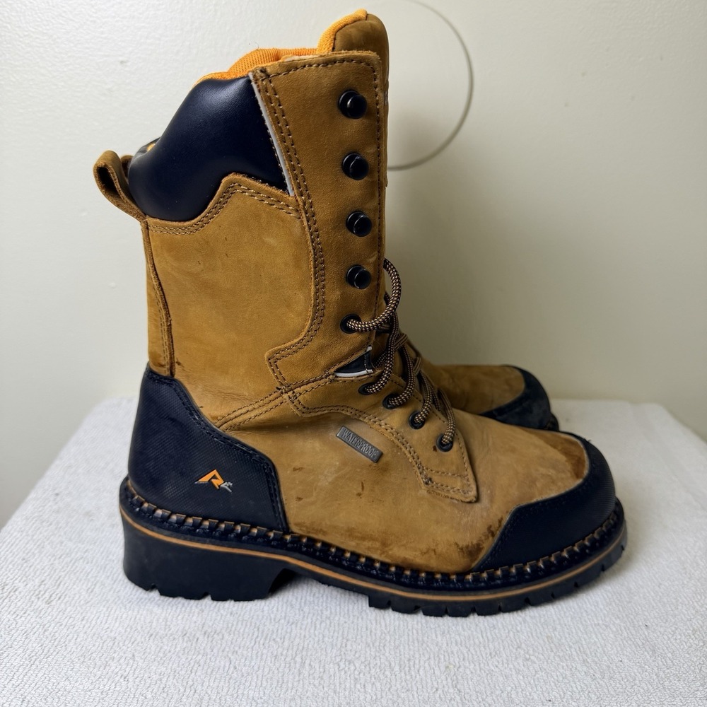 Ridgecut Toughwear Men's Steel Toe Logger Work Boot US Sz 9.5M RCT009TS